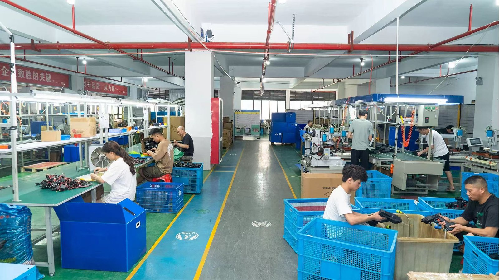 AXVON power tool assembly workshop