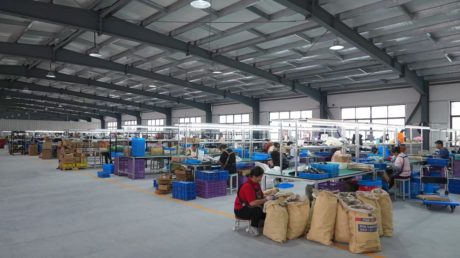 Organized assembly workstations